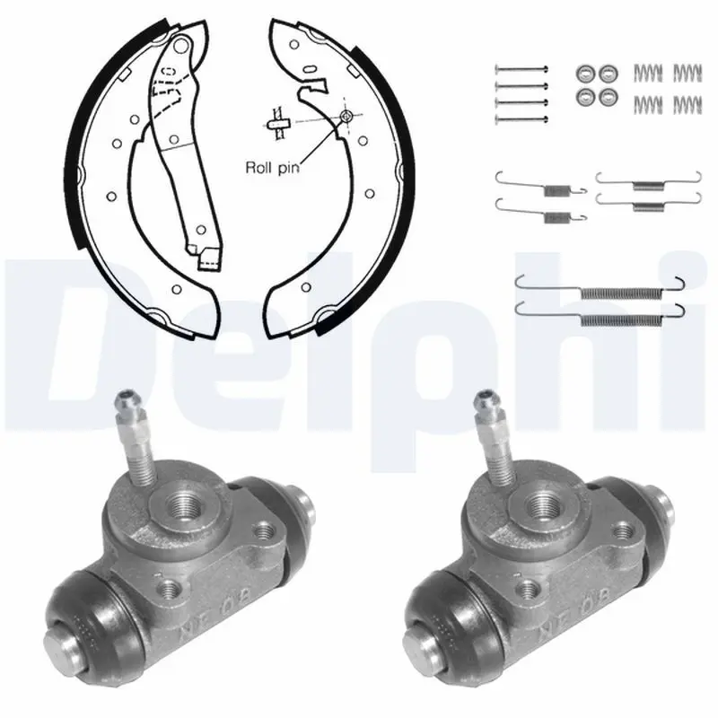 Handler.Part Brake shoe set DELPHI 857 1