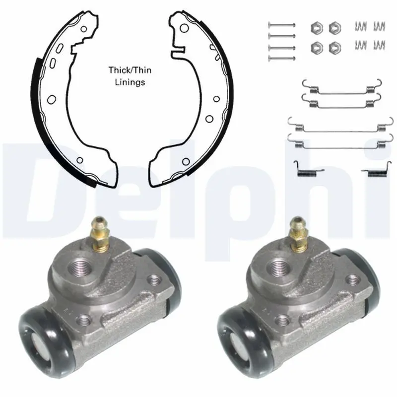 Handler.Part Brake shoe set DELPHI 860 1