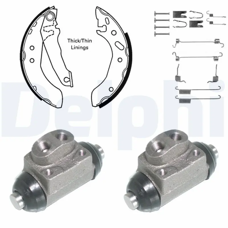 Handler.Part Brake shoe set DELPHI 924 1