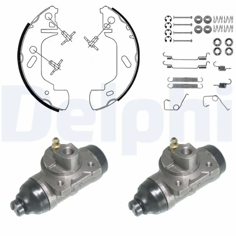 Handler.Part Brake shoe set DELPHI 955 1