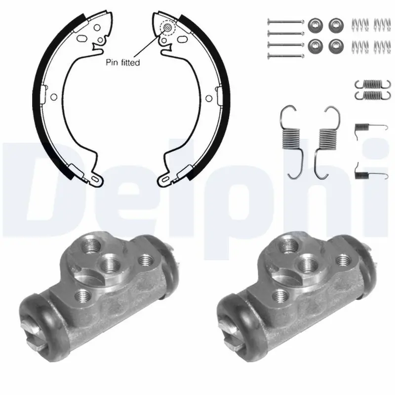 Handler.Part Brake shoe set DELPHI 970 1