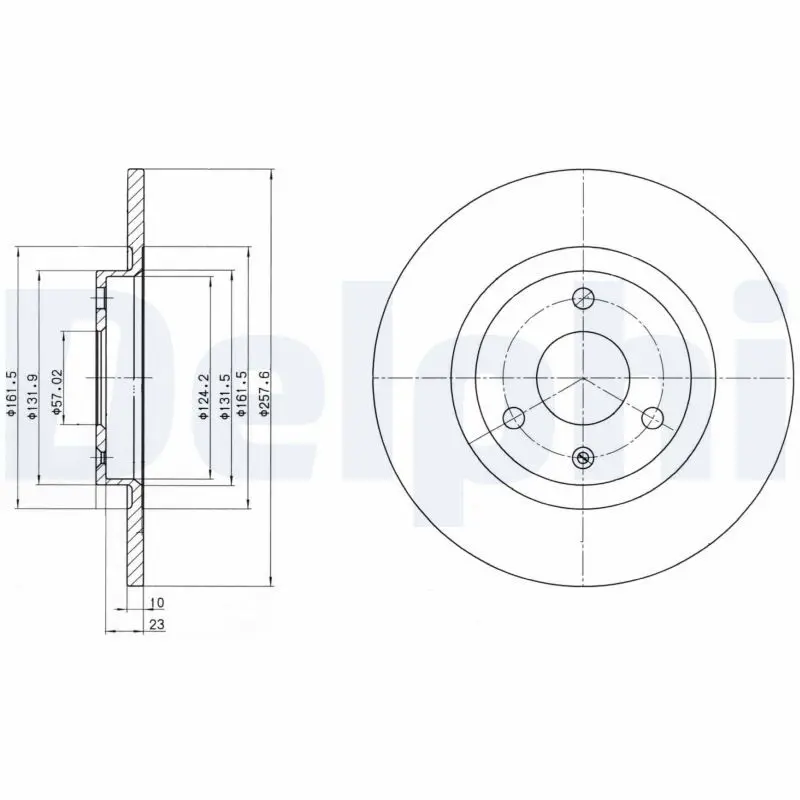 Handler.Part Brake disc DELPHI BG2527 1