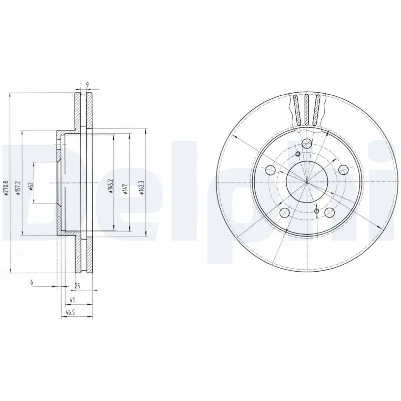 Handler.Part Brake disc DELPHI BG2906 1