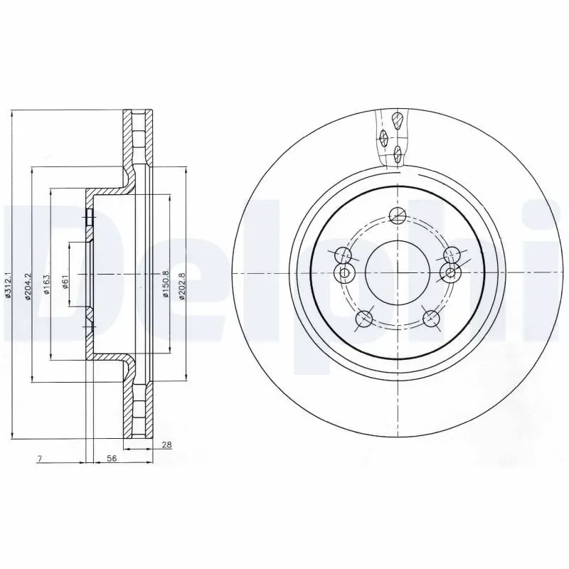 Handler.Part Brake disc DELPHI BG4111 1