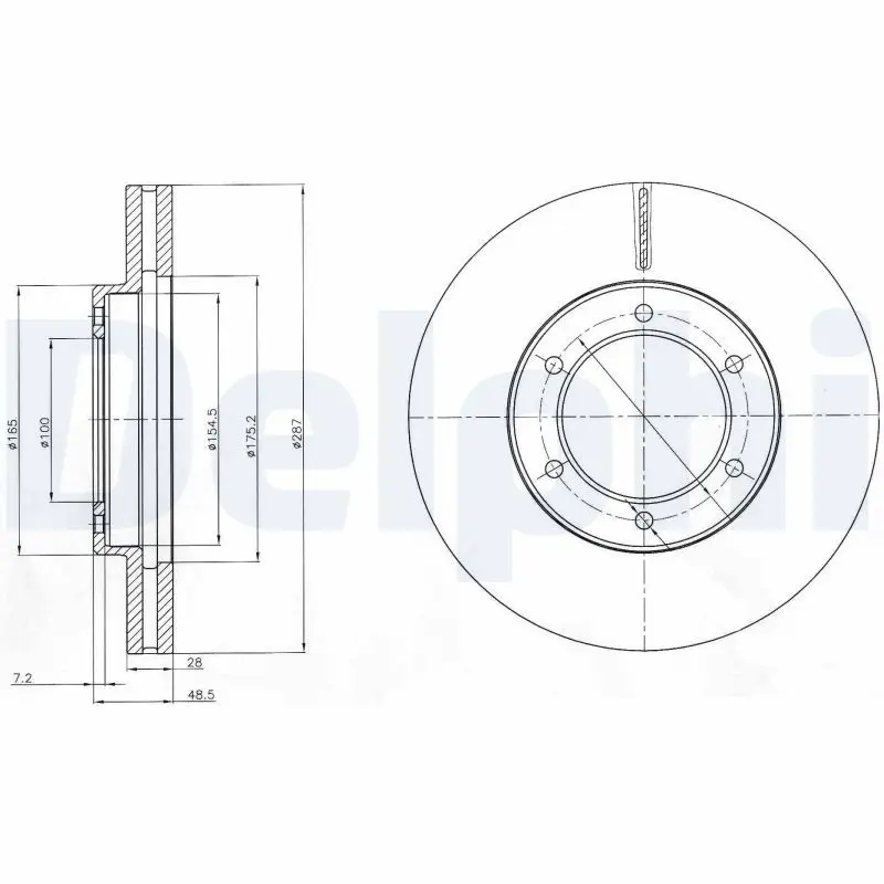 Handler.Part Brake disc DELPHI BG4209 1