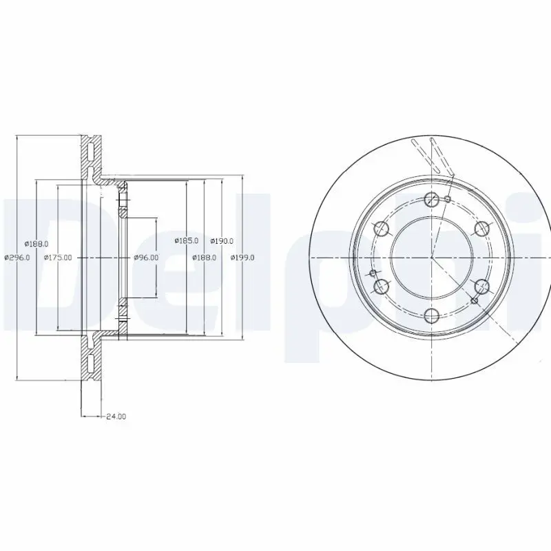 Handler.Part Brake disc DELPHI BG4221 1