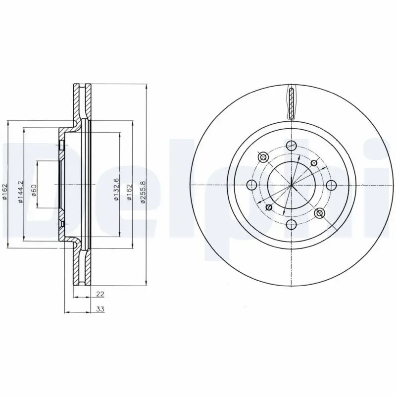 Handler.Part Brake disc DELPHI BG4340 1