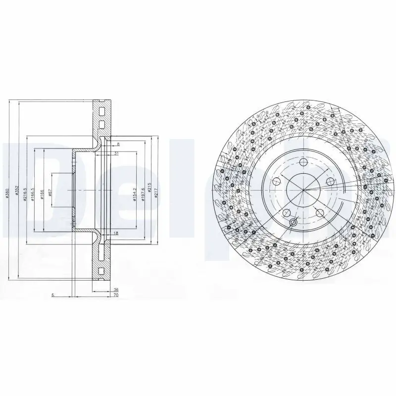 Handler.Part Brake disc DELPHI BG9879 1