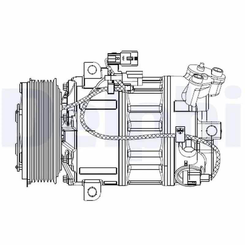 Handler.Part Compressor, air conditioning DELPHI CS20477 1