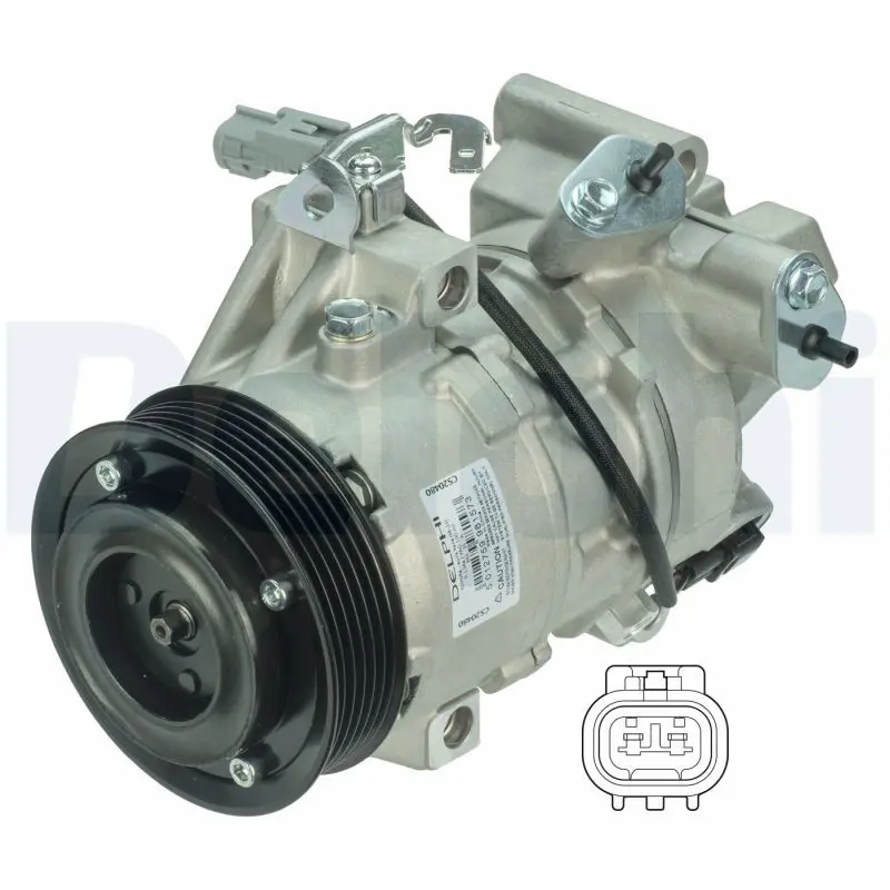 Handler.Part Compressor, air conditioning DELPHI CS20480 1