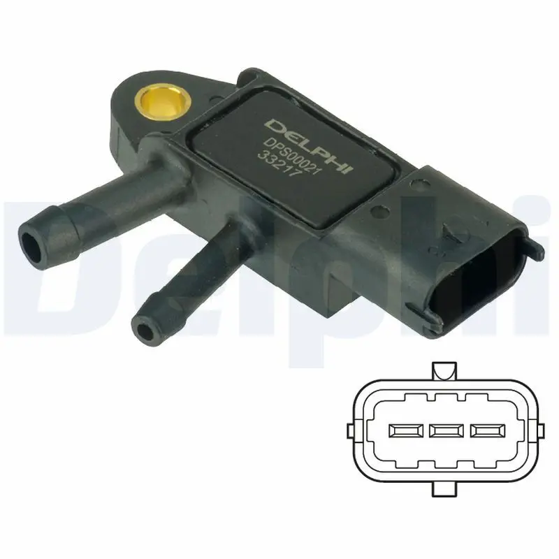 Handler.Part Sensor, exhaust pressure DELPHI DPS00021 1