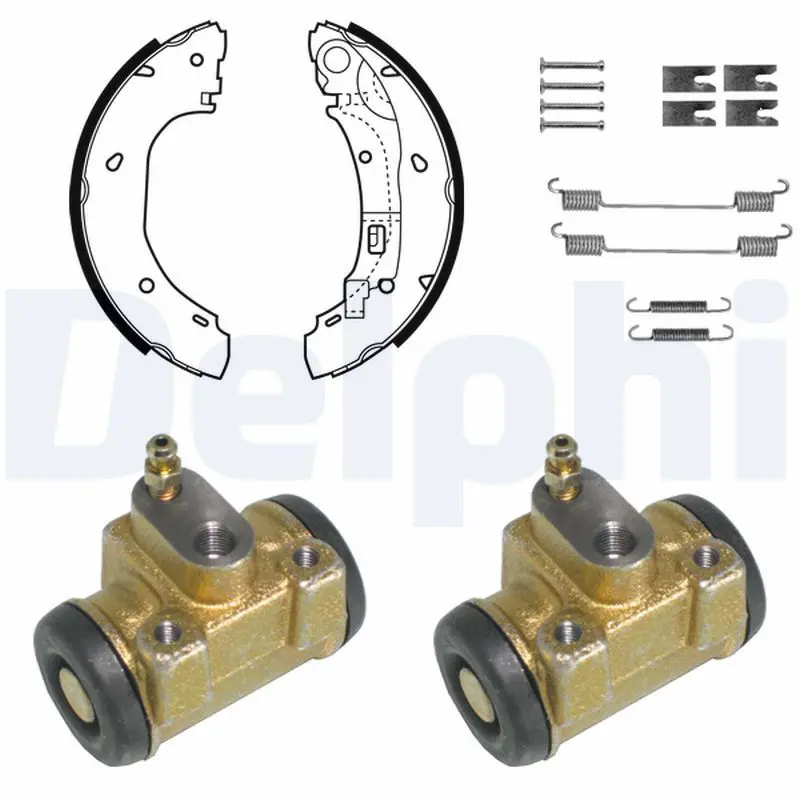 Handler.Part Brake shoe set DELPHI KP1080 1