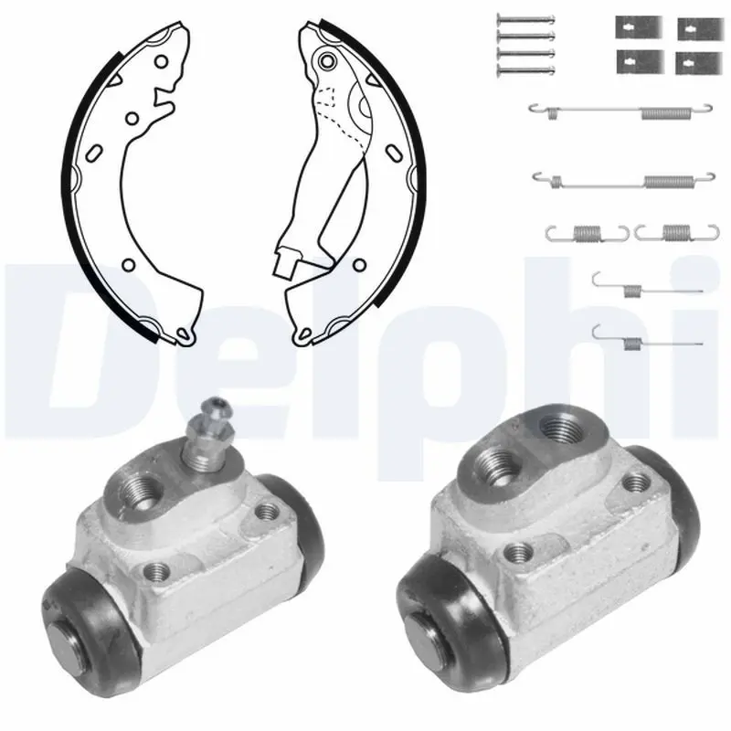 Handler.Part Brake shoe set DELPHI KP1107 1