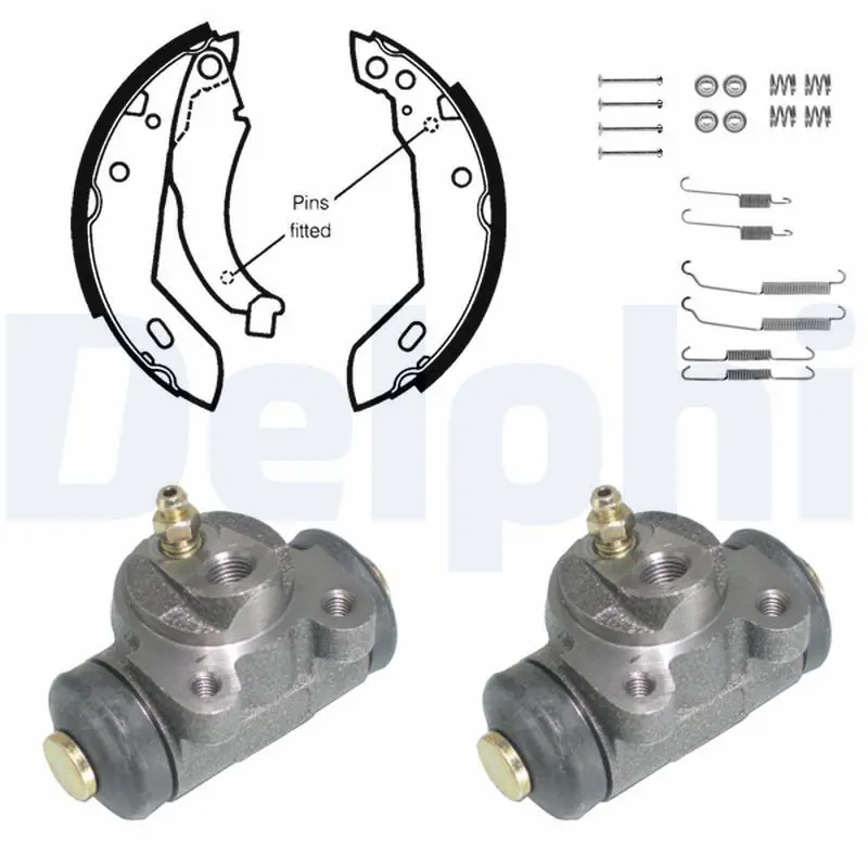 Handler.Part Brake shoe set DELPHI KP833 1