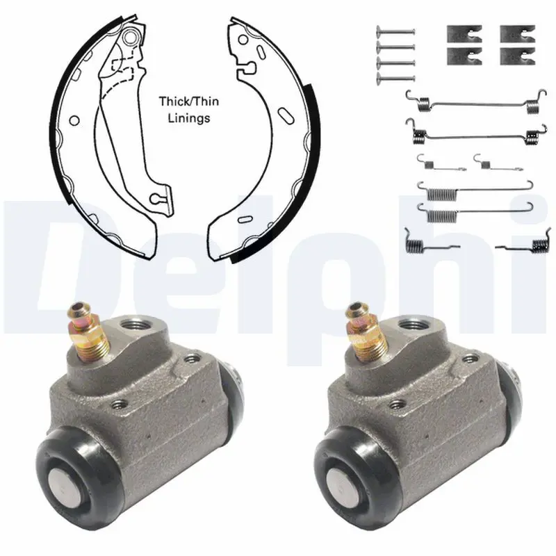 Handler.Part Brake shoe set DELPHI KP923 1