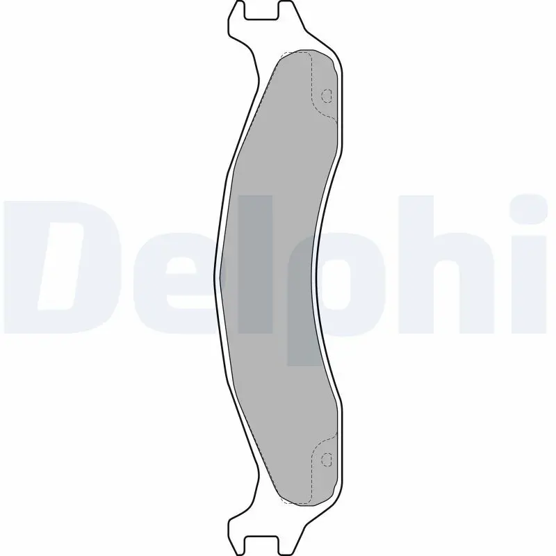 Handler.Part Brake pad set, disc brake DELPHI LP1171 1