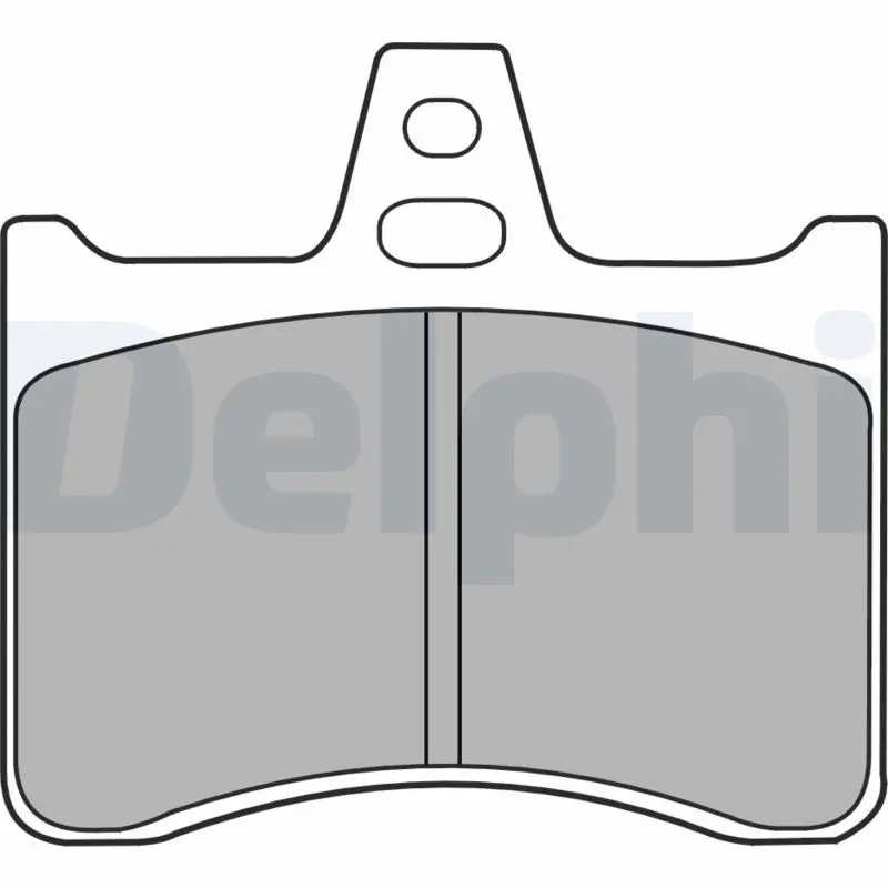 Handler.Part Brake pad set, disc brake DELPHI LP1426 1