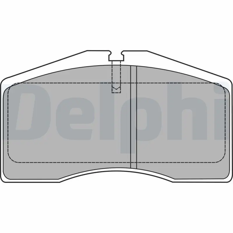 Handler.Part Brake pad set, disc brake DELPHI LP1428 1