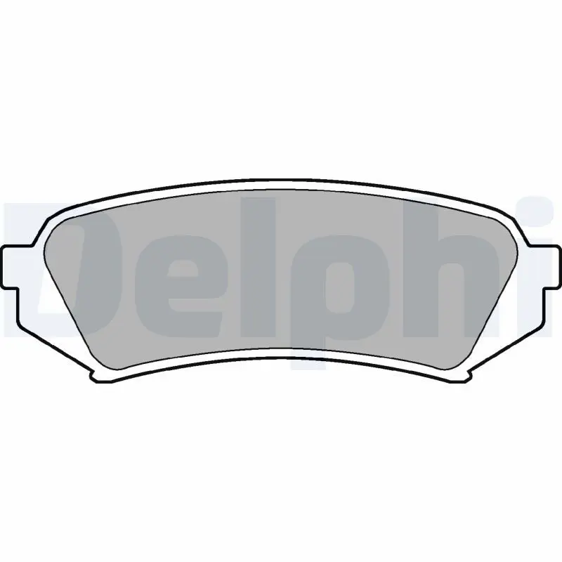 Handler.Part Brake pad set, disc brake DELPHI LP1438 1