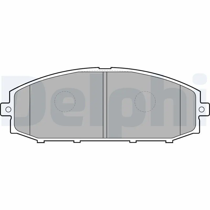 Handler.Part Brake pad set, disc brake DELPHI LP1305 1