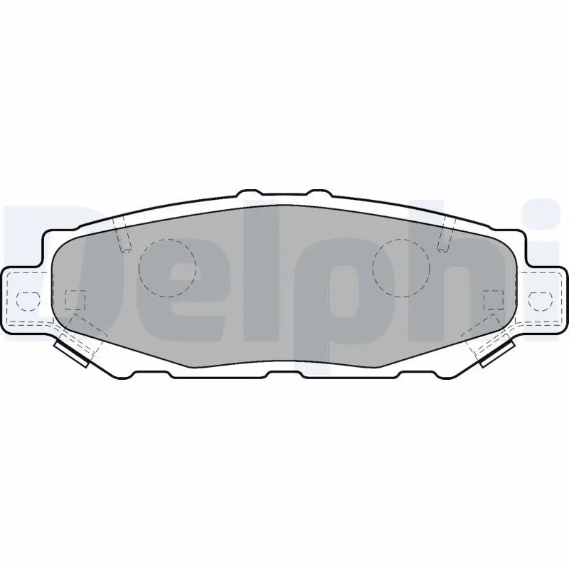 Handler.Part Brake pad set, disc brake DELPHI LP1508 1