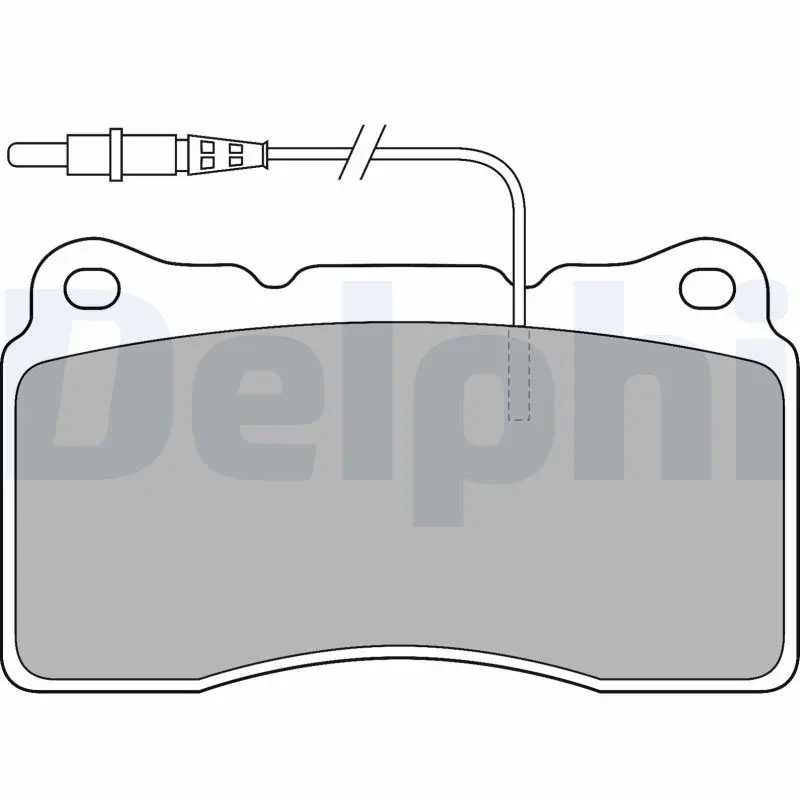 Handler.Part Brake pad set, disc brake DELPHI LP1516 1