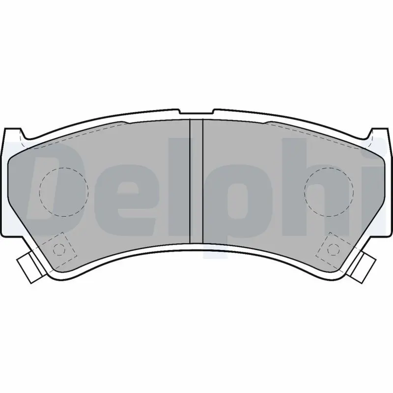 Handler.Part Brake pad set, disc brake DELPHI LP1548 1