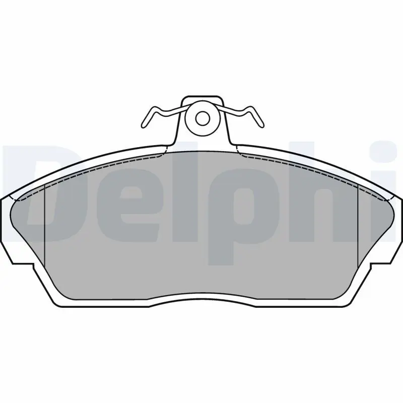 Handler.Part Brake pad set, disc brake DELPHI LP1450 1