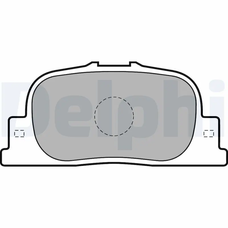 Handler.Part Brake pad set, disc brake DELPHI LP1740 1