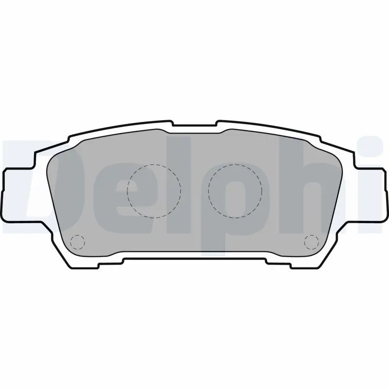 Handler.Part Brake pad set, disc brake DELPHI LP1710 1