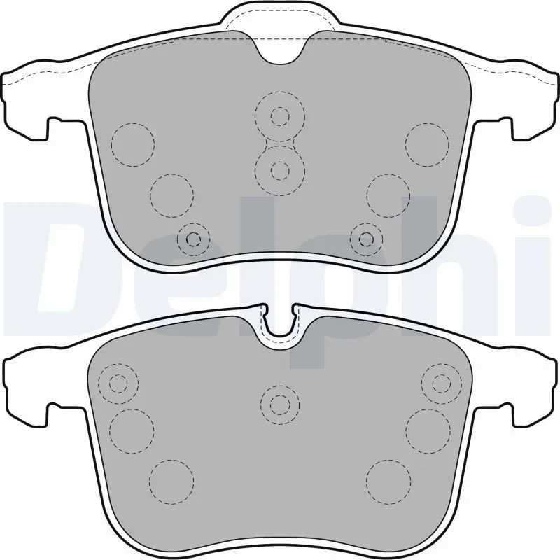 Handler.Part Brake pad set, disc brake DELPHI LP1783 1