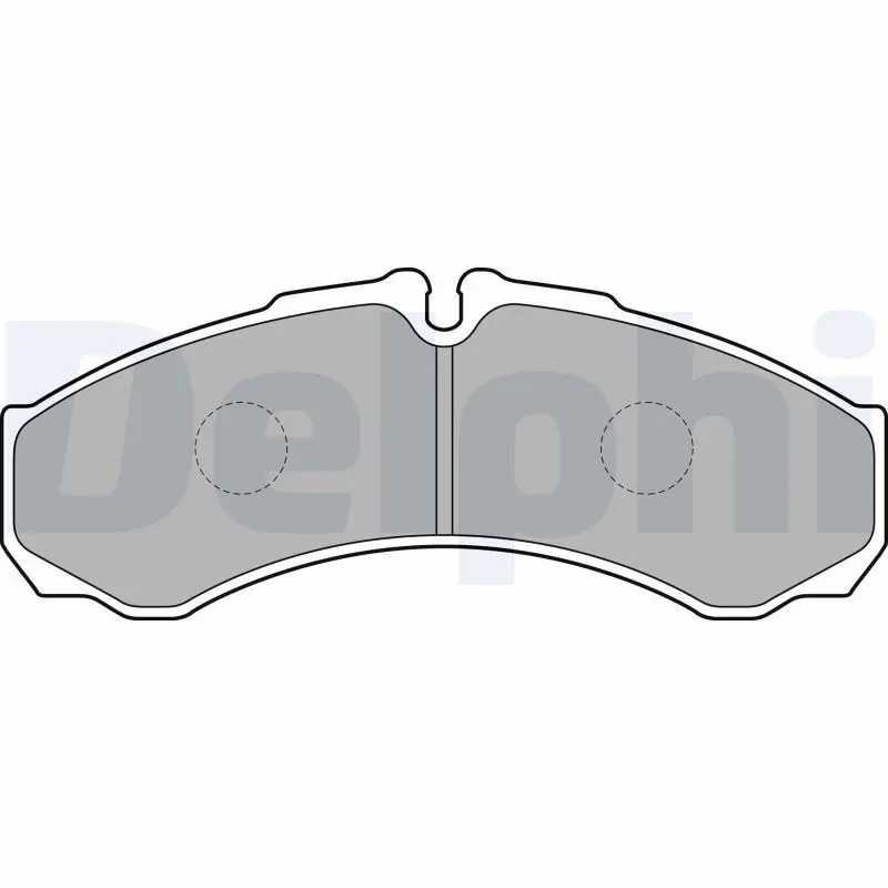 Handler.Part Brake pad set, disc brake DELPHI LP1802 1