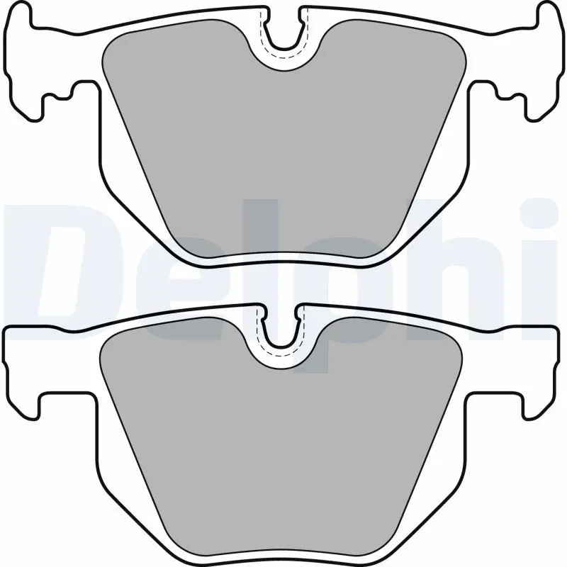 Handler.Part Brake pad set, disc brake DELPHI LP1834 1