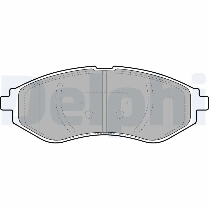 Handler.Part Brake pad set, disc brake DELPHI LP1895 1