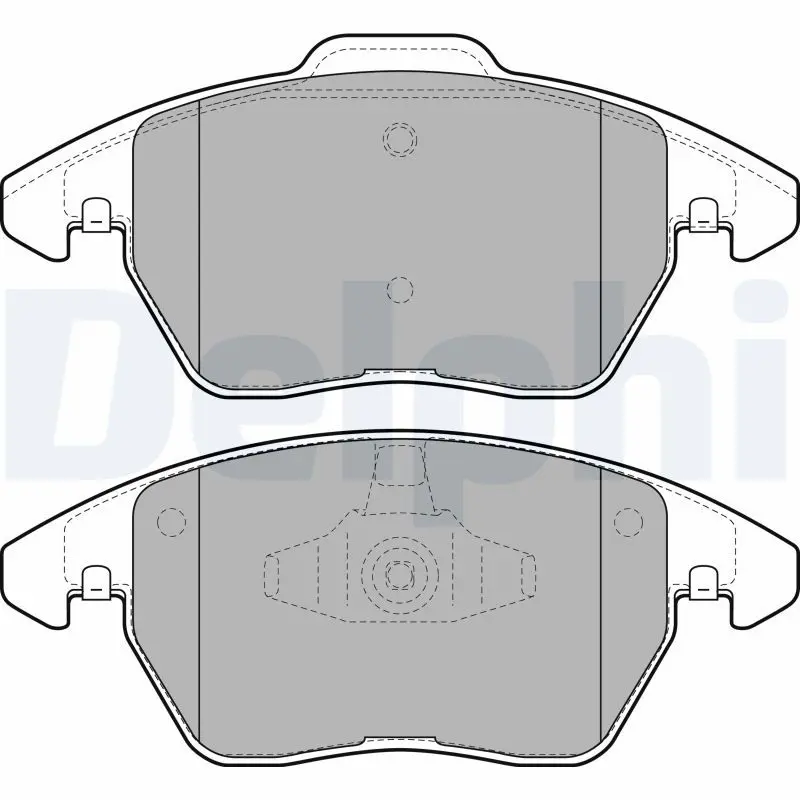 Handler.Part Brake pad set, disc brake DELPHI LP1898 1