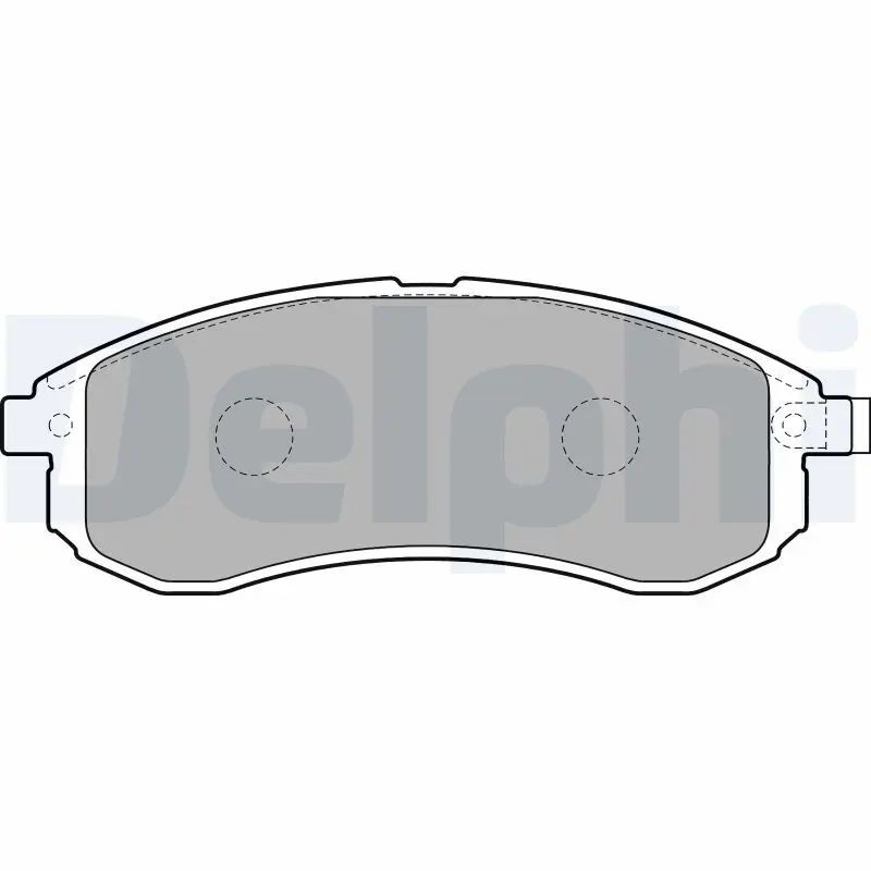 Handler.Part Brake pad set, disc brake DELPHI LP1808 1