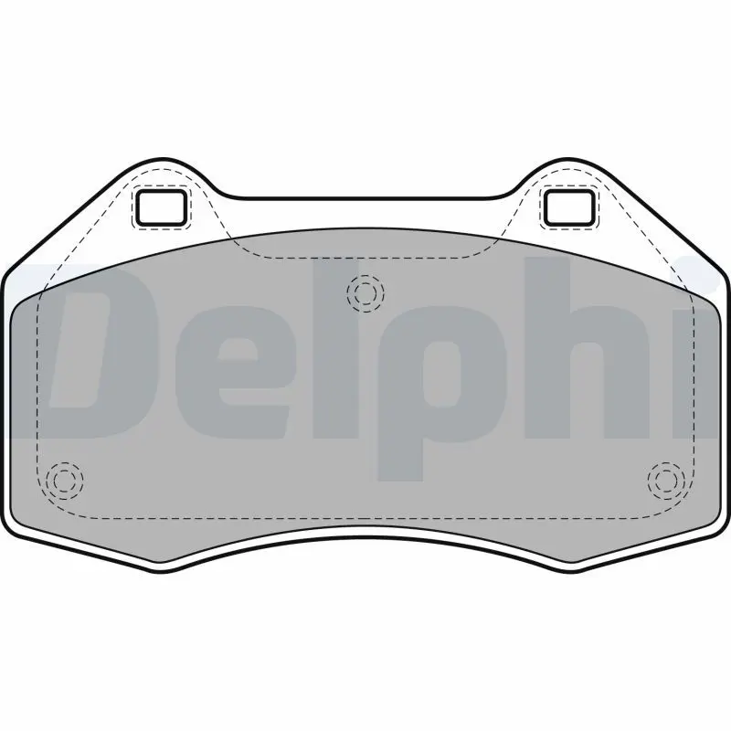 Handler.Part Brake pad set, disc brake DELPHI LP1940 1