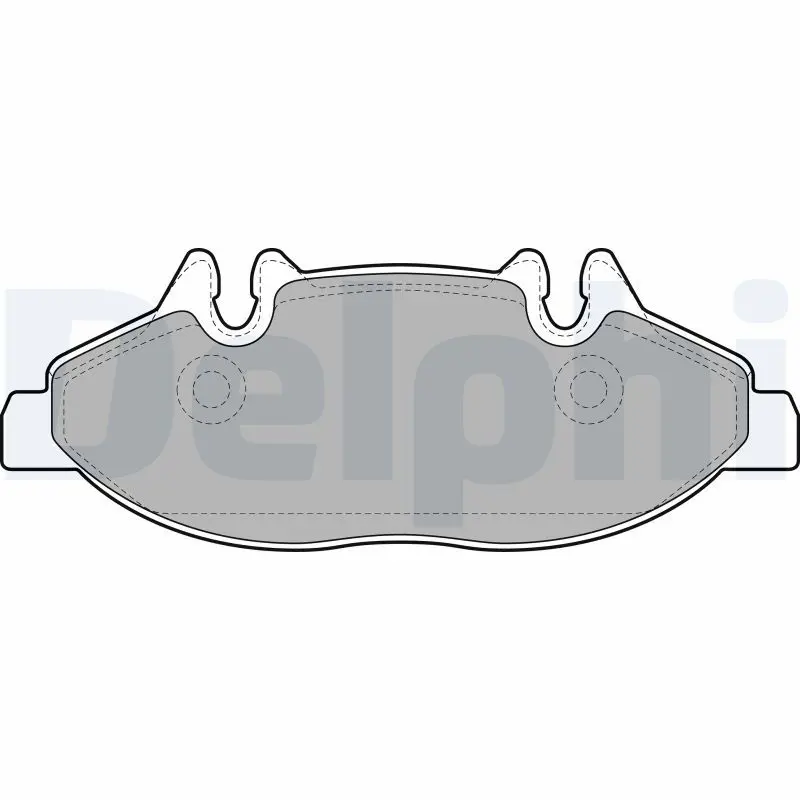 Handler.Part Brake pad set, disc brake DELPHI LP1947 1