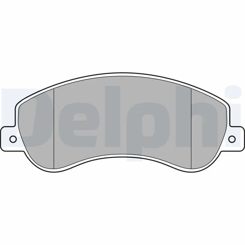 Handler.Part Brake pad set, disc brake DELPHI LP1954 1