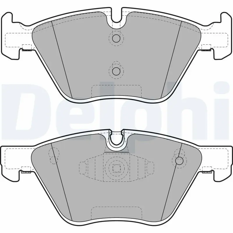 Handler.Part Brake pad set, disc brake DELPHI LP1960 1