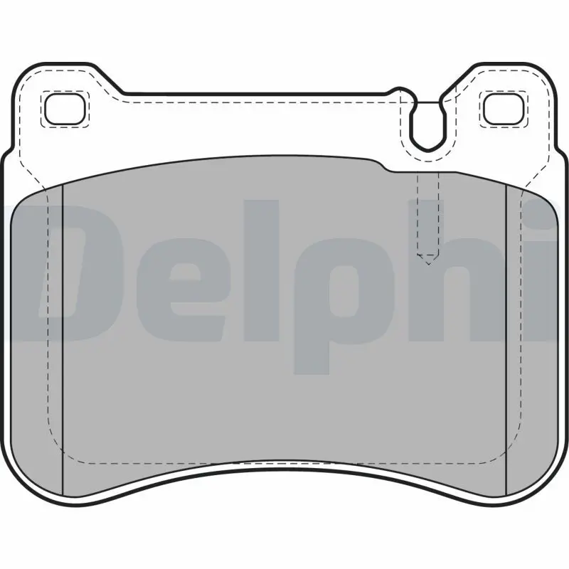 Handler.Part Brake pad set, disc brake DELPHI LP1979 1