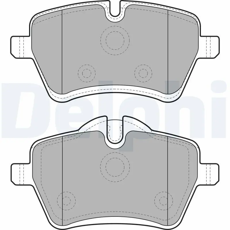 Handler.Part Brake pad set, disc brake DELPHI LP1985 1