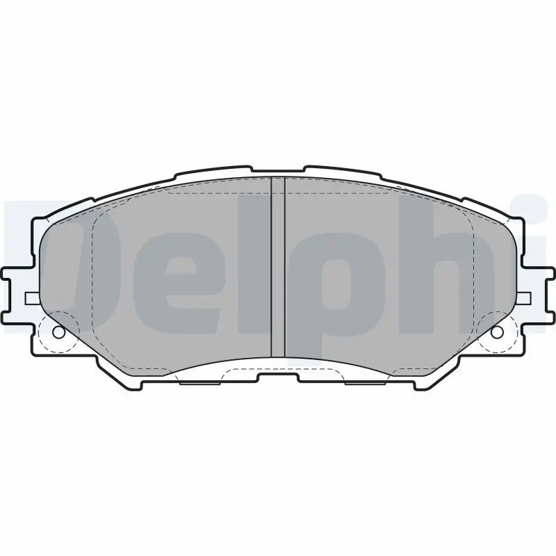 Handler.Part Brake pad set, disc brake DELPHI LP2002 1