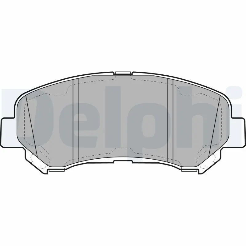 Handler.Part Brake pad set, disc brake DELPHI LP2031 1