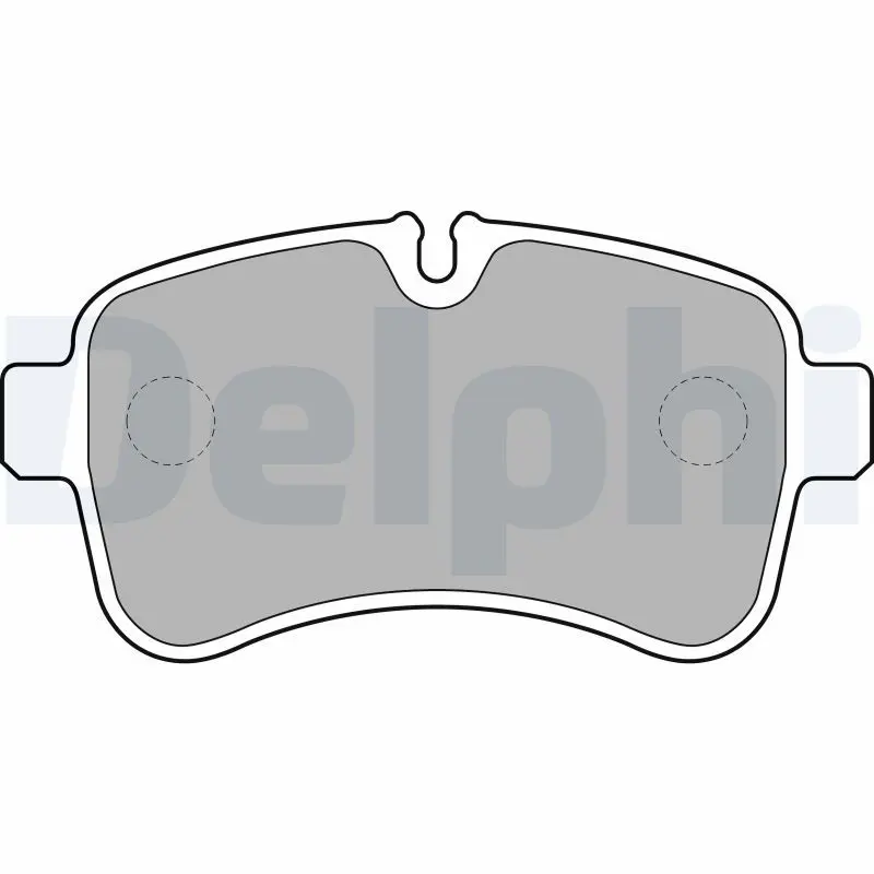 Handler.Part Brake pad set, disc brake DELPHI LP2040 1