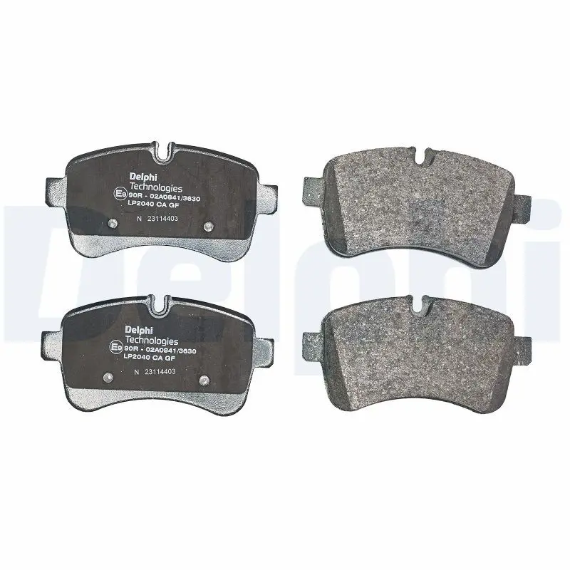 Handler.Part Brake pad set, disc brake DELPHI LP2040 2