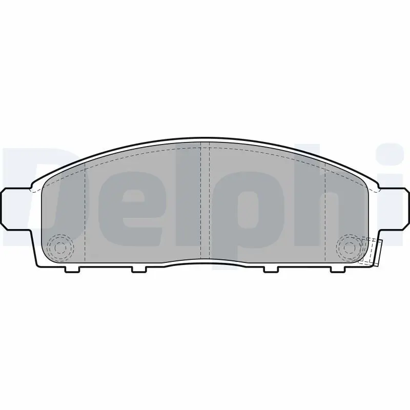 Handler.Part Brake pad set, disc brake DELPHI LP2074 1