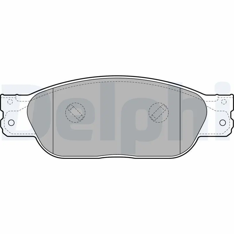 Handler.Part Brake pad set, disc brake DELPHI LP2020 1