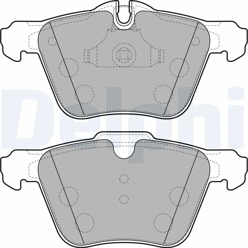 Handler.Part Brake pad set, disc brake DELPHI LP2114 1