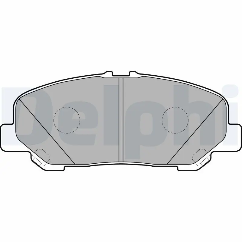 Handler.Part Brake pad set, disc brake DELPHI LP2119 1